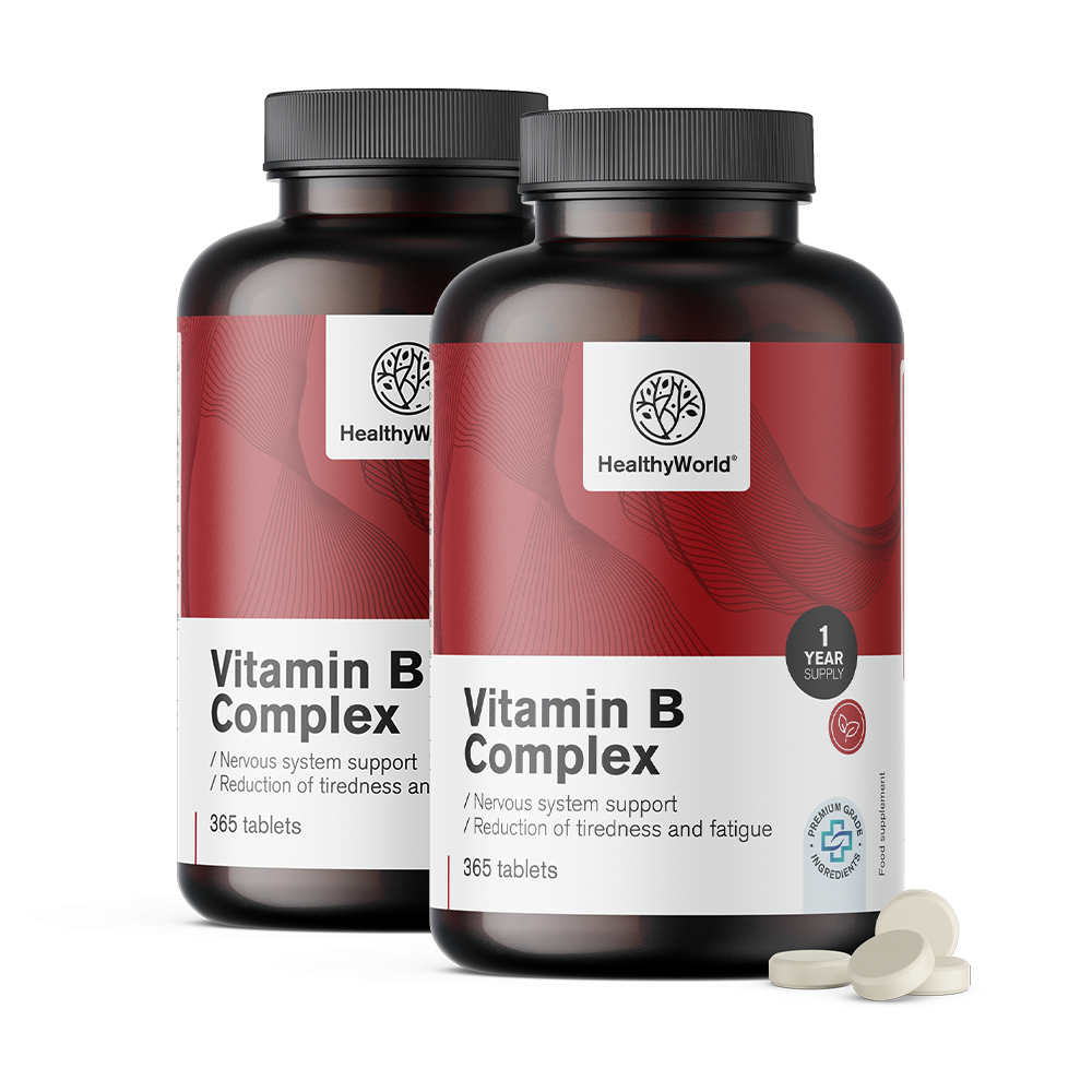 Vitamin B-kompleks, 365 tableta - HealthyWorld.hr