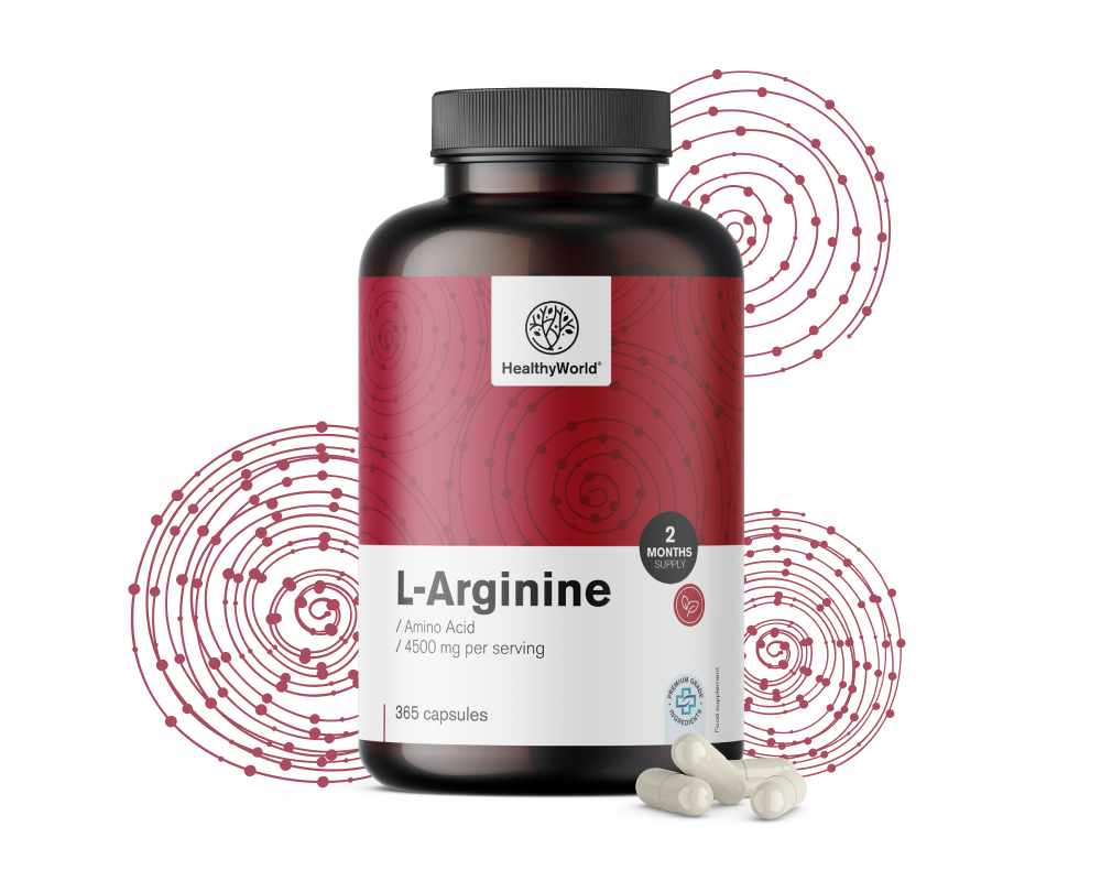 L-arginin HCL 4500 mg
