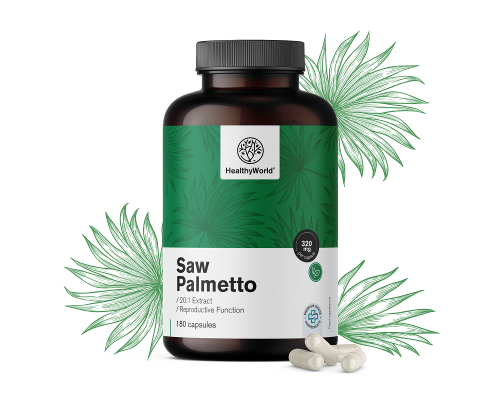Saw Palmetto – Sabal palma 320 mg.