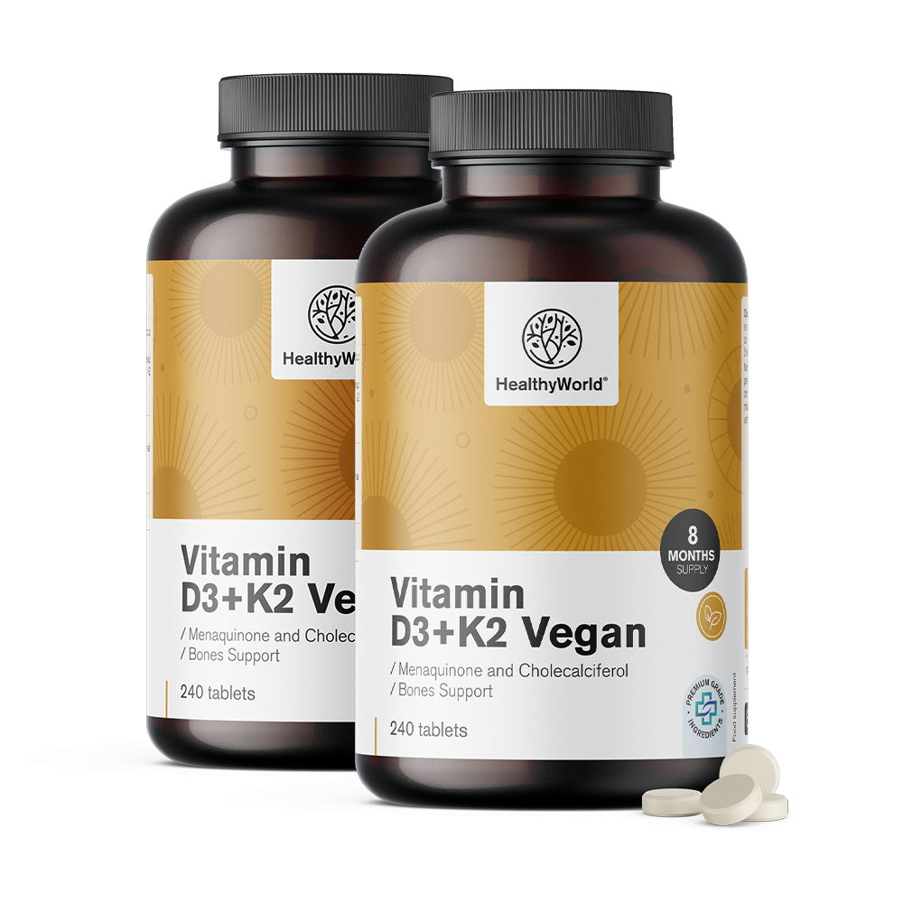 Veganski vitamin D3+K2