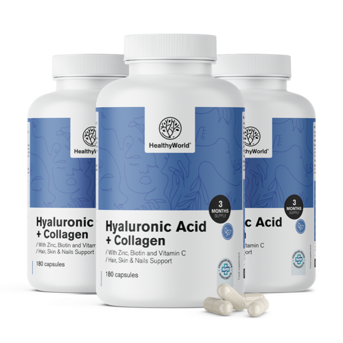 3x Hijaluronska kiselina + kolagen kompleks, ukupno 540 kapsula
