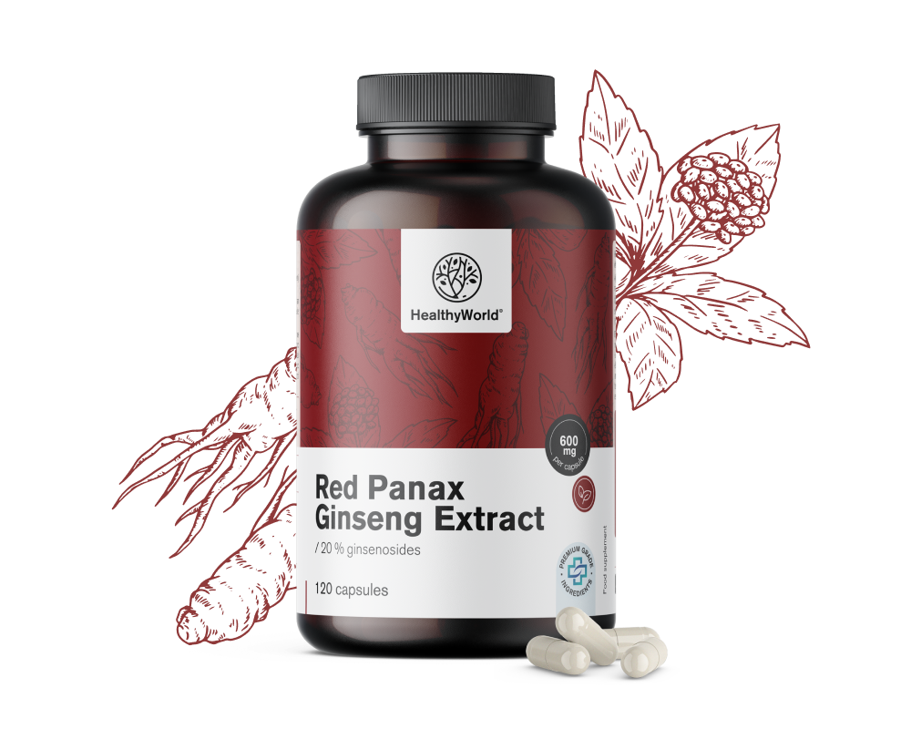 Red Panax Ginseng - ekstrakt crvenog ginsenga 600 mg