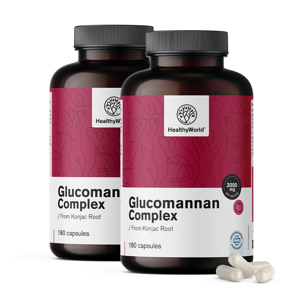 Glukomanan kompleks 3000 mg -> Kompleks glukomana 3000 mg