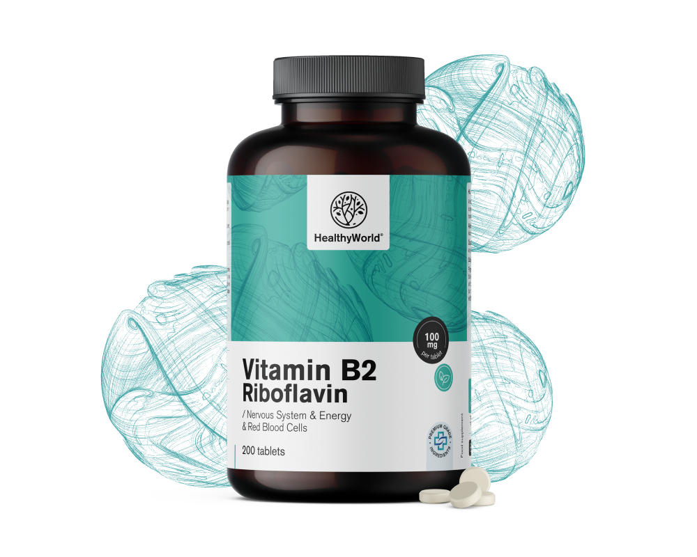 Vitamin B2 - riboflavin 100 mg