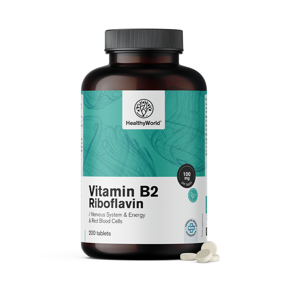Vitamin B2 – riboflavin 100 mgVitamin B2 – riboflavin 100 mg