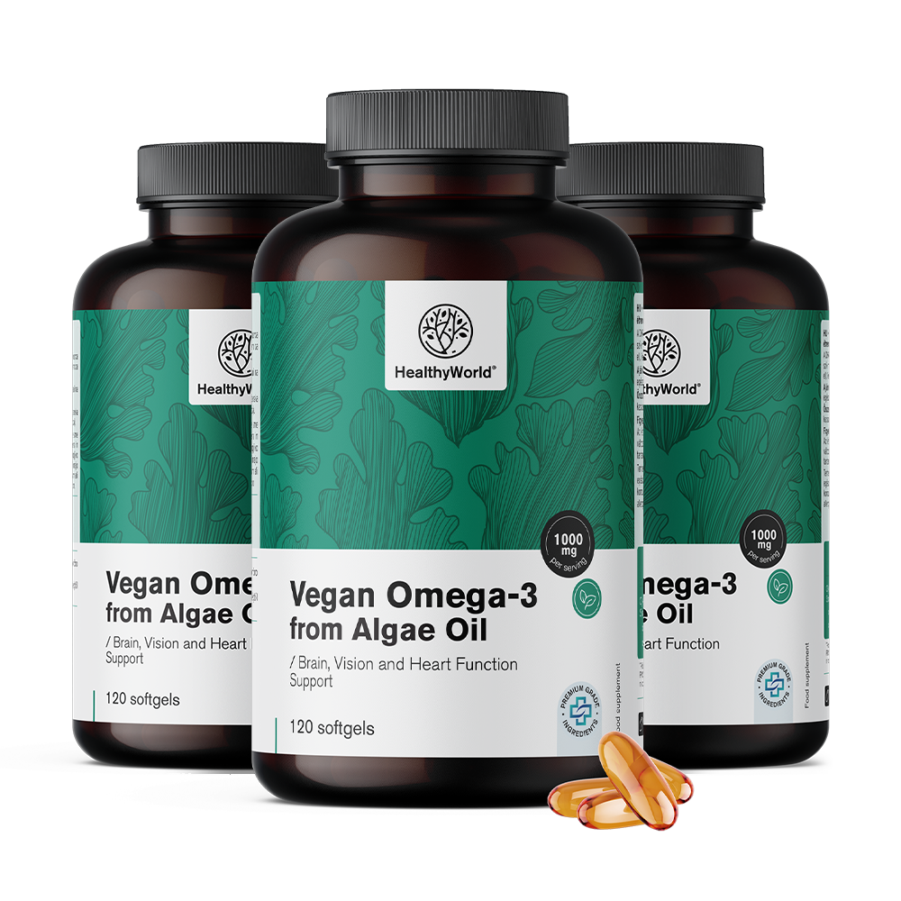 Veganska omega-3 1000 mg – iz algi