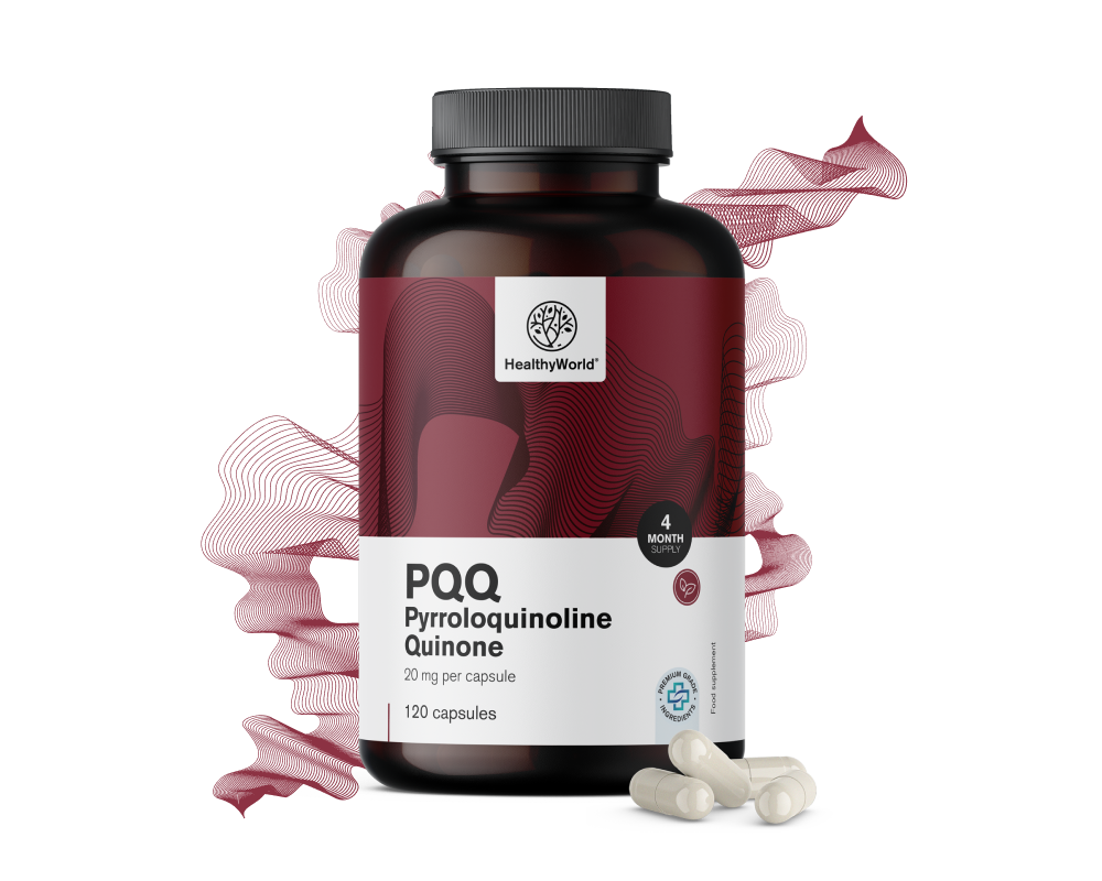 PQQ – pirolokinolin kinon 20&nbsp;mg