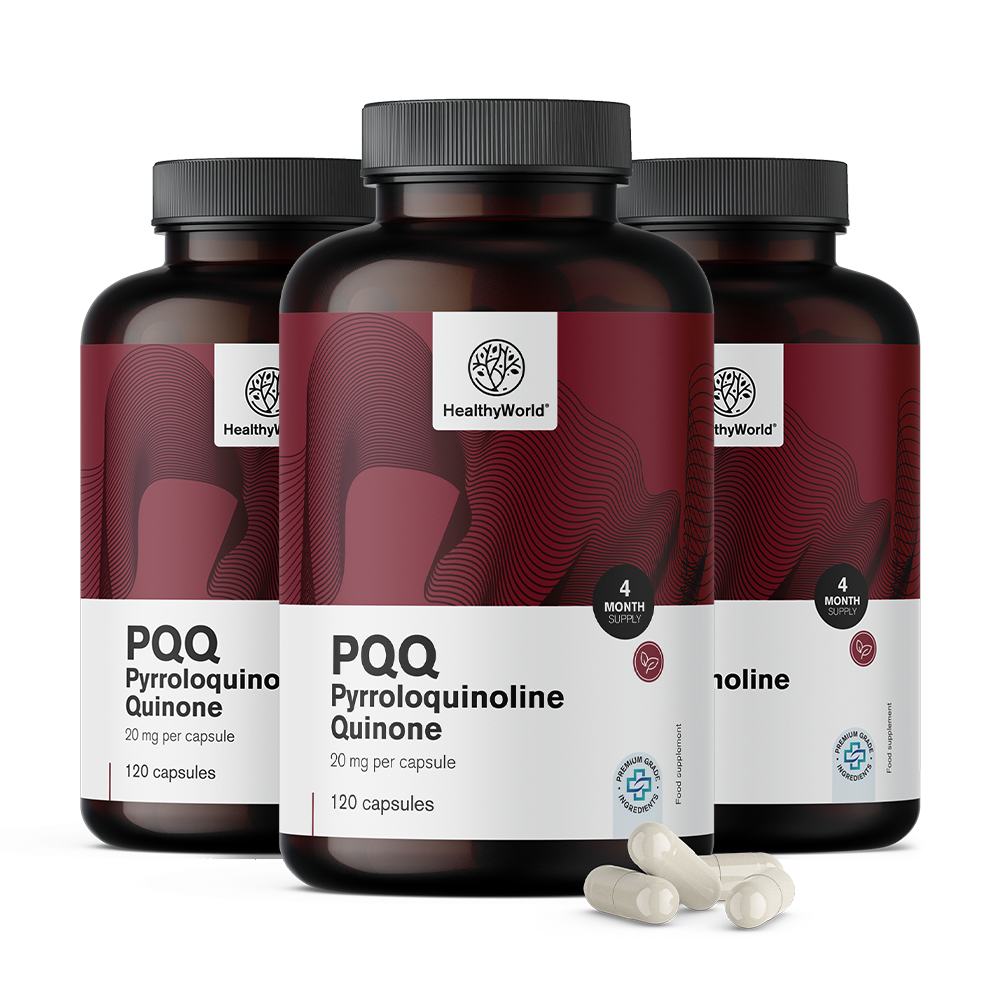 PQQ - pirolokinolin kinon 20 mg. PQQ - pirolokinolin kinon 20 mg.