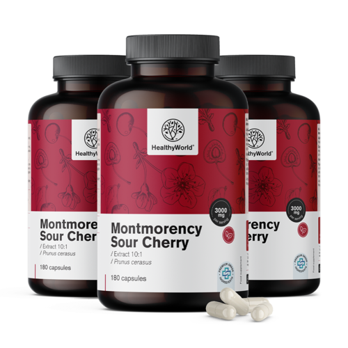 3x Višnja Montmorency 3000 mg, ukupno 540 kapsula