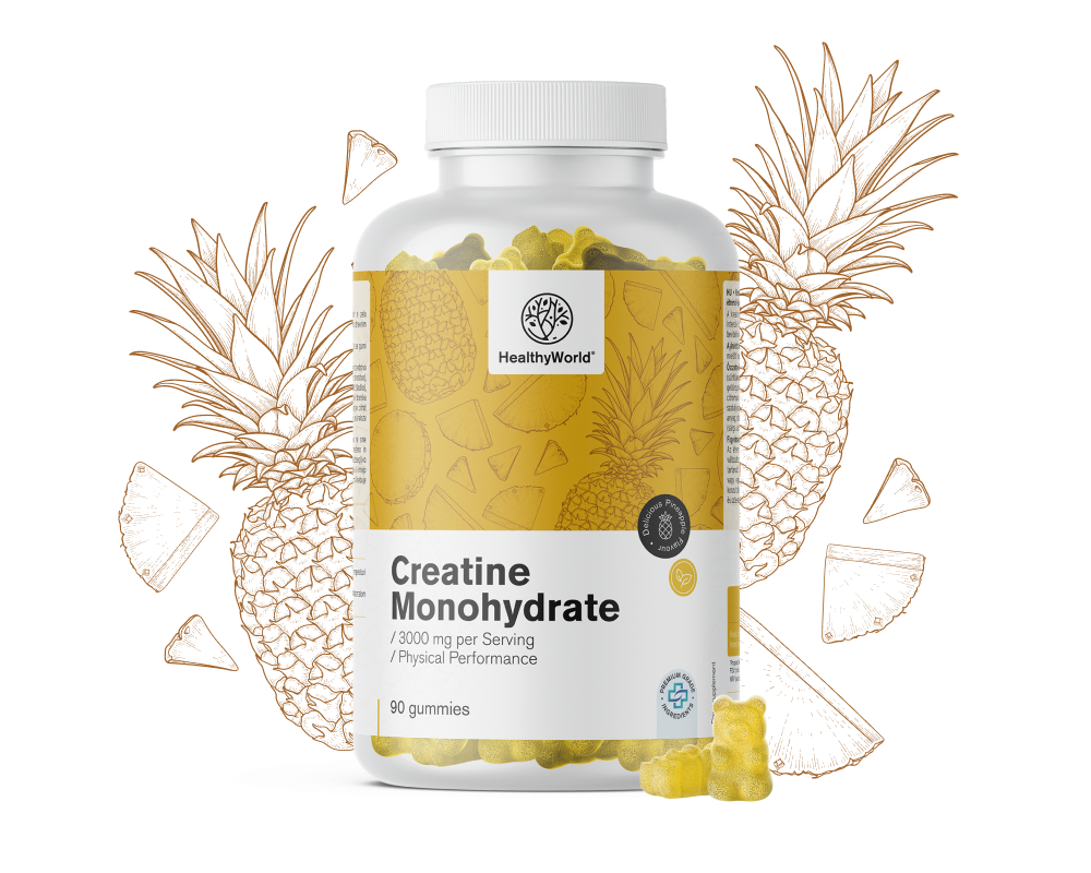 Kreatin monohidrat 3000 mg – ananas