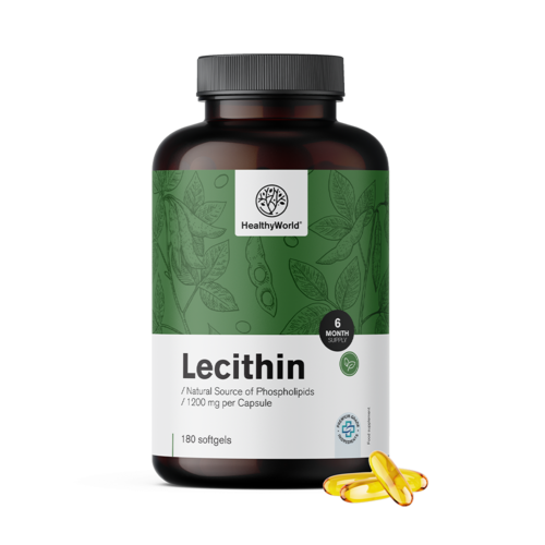 Lecitin 1200 mg, 180 mekih kapsula
